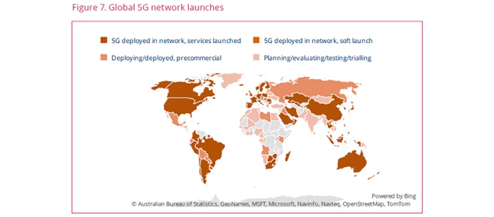 GSA: The latest deployment of LTE and 5G networks worldwide