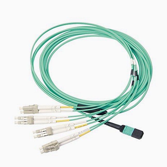 MPO patch cord MPO To LC 24 48 96 Core Multimode / Single Mode Breakout Fiber Optical Cable MPO To LC LSZH optical jumper detail 6