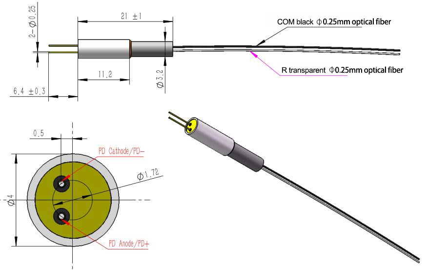 InGaAs pin photodiode detail 1