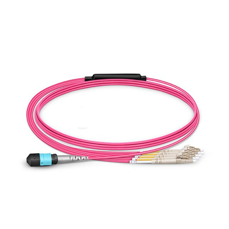 MPO patch cord MPO To LC 24 48 96 Core Multimode / Single Mode Breakout Fiber Optical Cable MPO To LC LSZH optical jumper detail 2