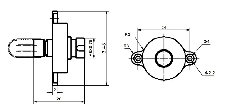 TOSA Analog DFB 1.25GHz 1270-1610nm Coaxial Receptacle 2mW Laser Diode detail 2
