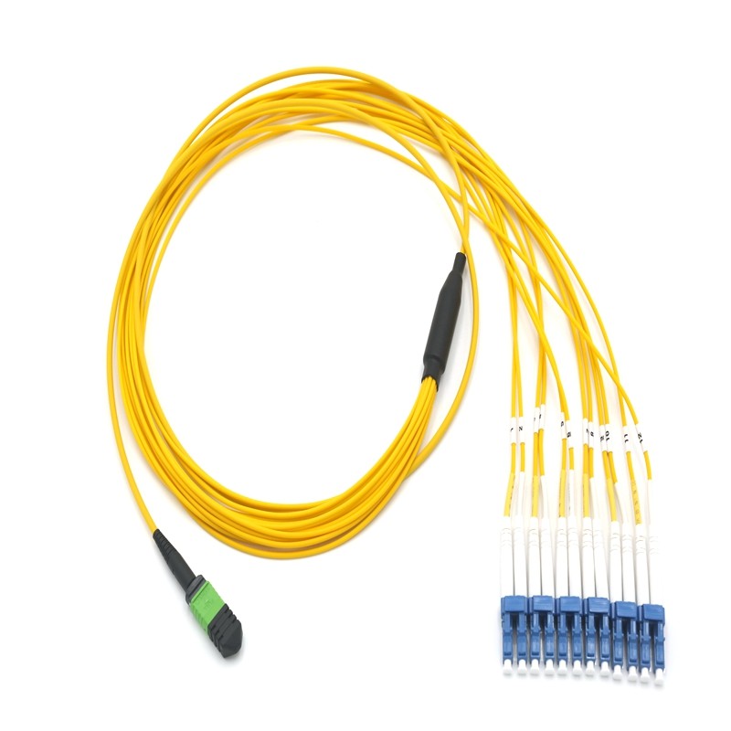MPO patch cord MPO To LC 24 48 96 Core Multimode / Single Mode Breakout Fiber Optical Cable MPO To LC LSZH optical jumper detail 7